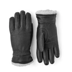 Hestra Women's Deerskin Primaloft Glove -Hestra 10280 deerskin primaloft womens black copy 51970.1636496247